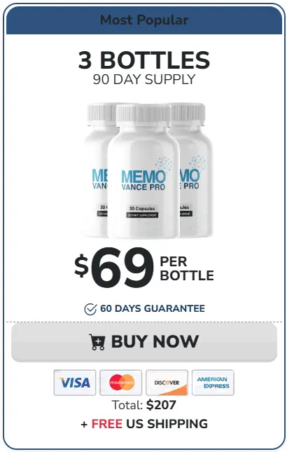 Buy Memovance Pro 3 Bottle