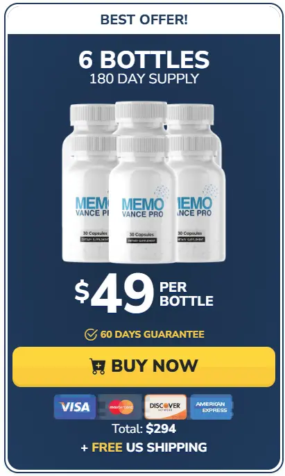 Buy Memovance Pro 6 Bottle